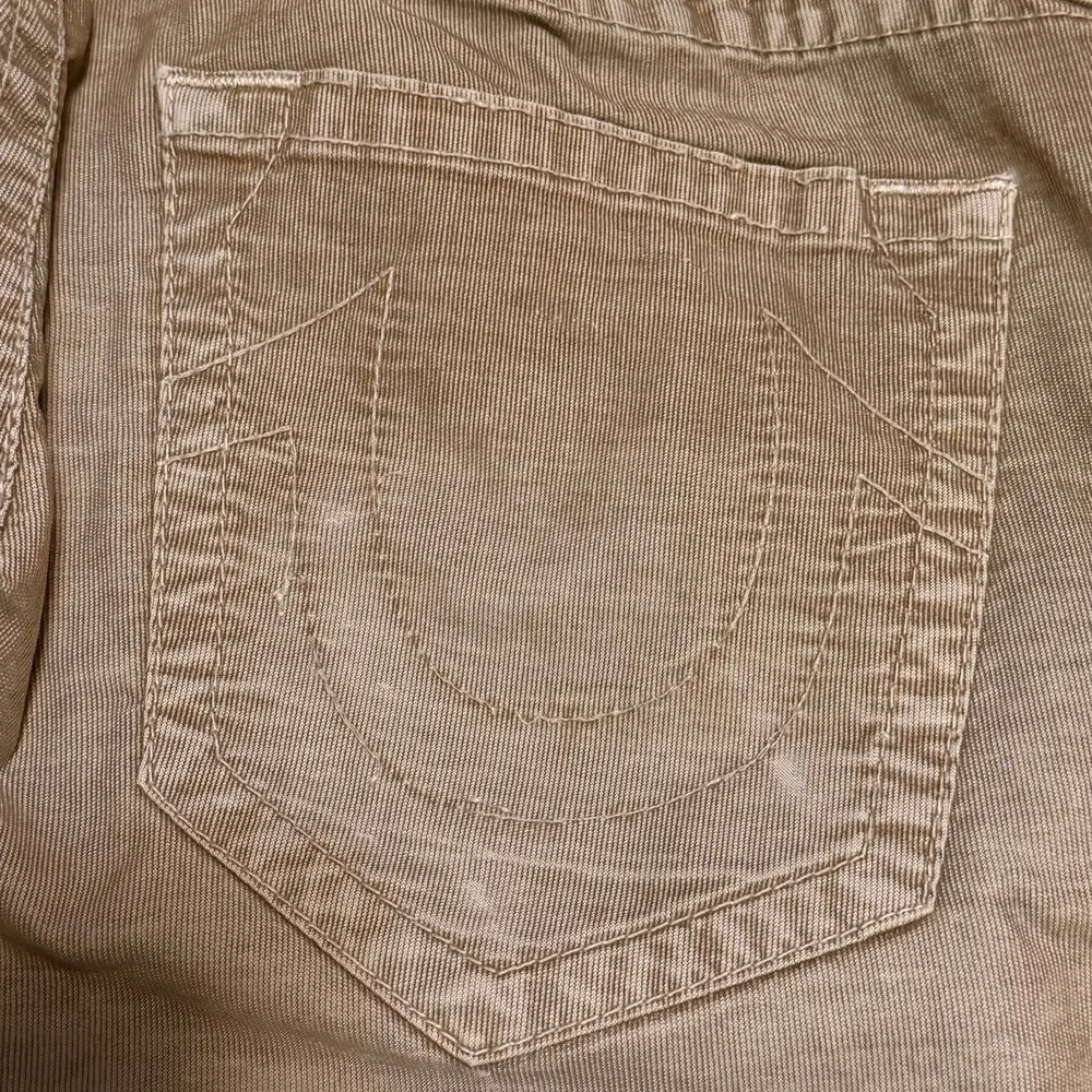 Vintage True Religion Corduroy Pants Size 34x33 Faded Khaki Brown
