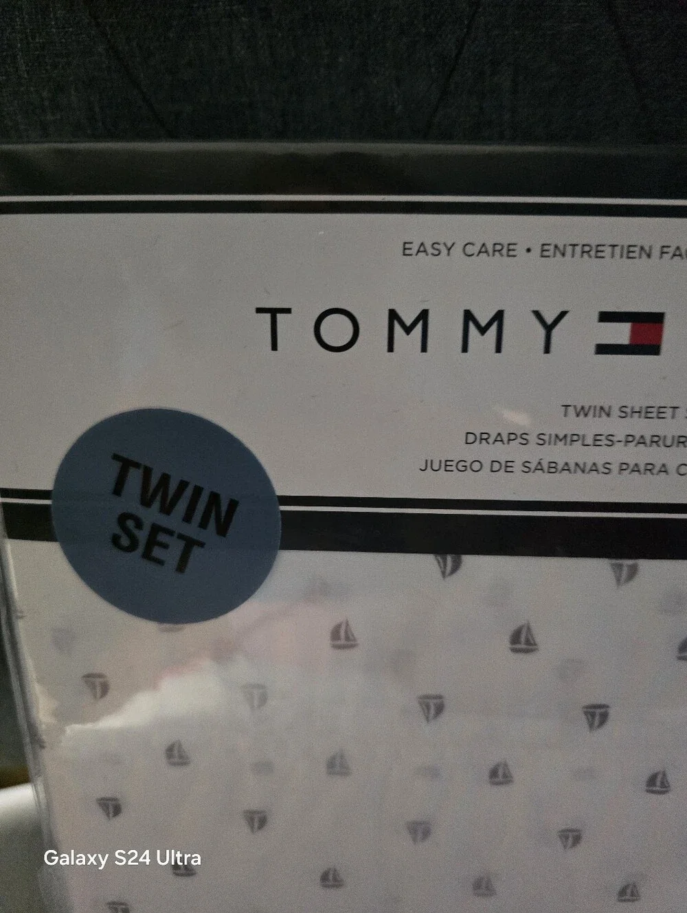 Tommy Hilfiger*  Sailboat Twin Sheet Set * BRAND NEW * NEVER USED