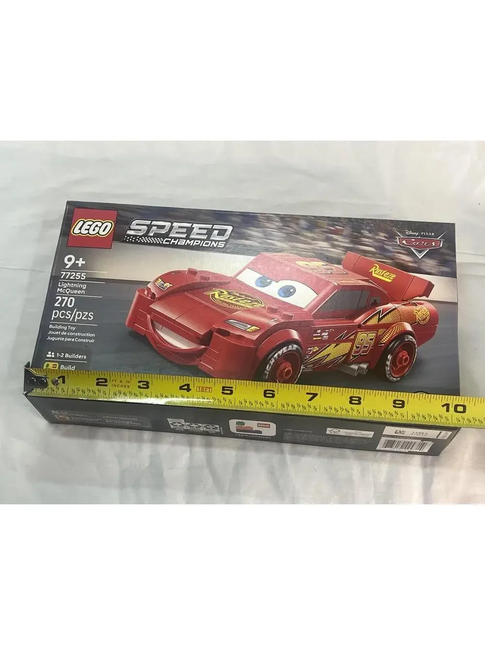 LEGO Speed Champions Lightning McQueen Disney Cars Set 270pcs 9+ New Sealed