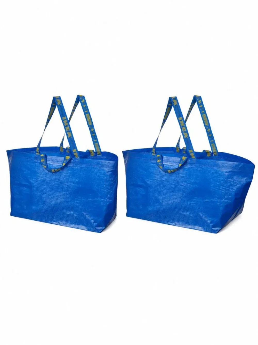 Set of 2 IKEA Frakta Large Blue Shopping Bags 19 Gal (21.75