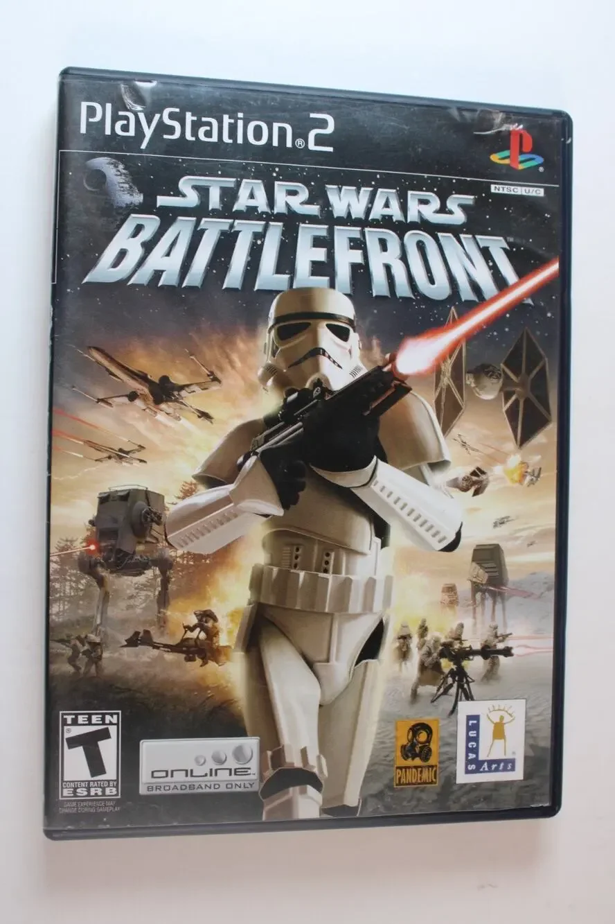 Star Wars Battlefront (Sony Playstation 2, PS2) Authentic, Complete, Tested