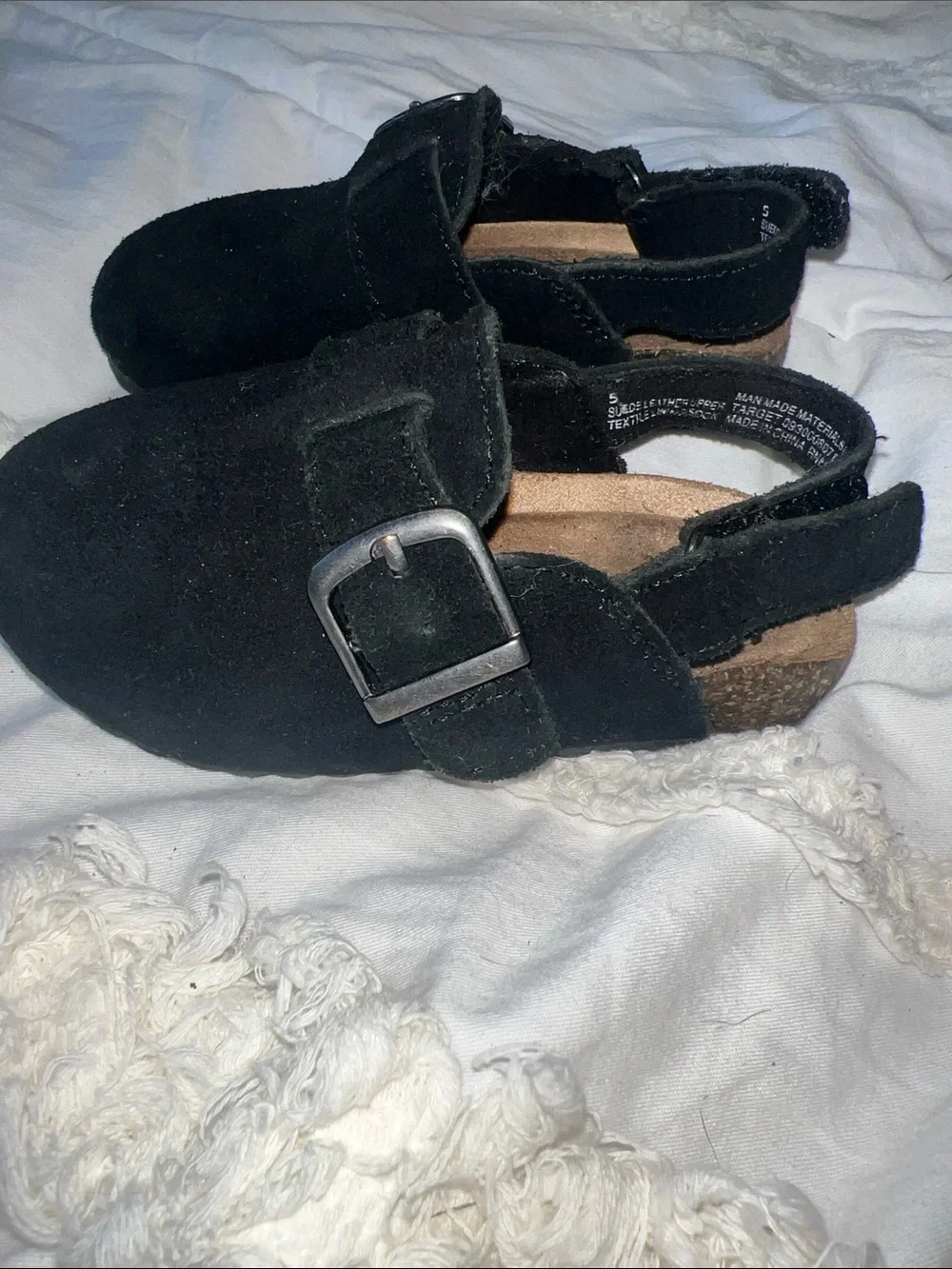 Cat & Jack black suede