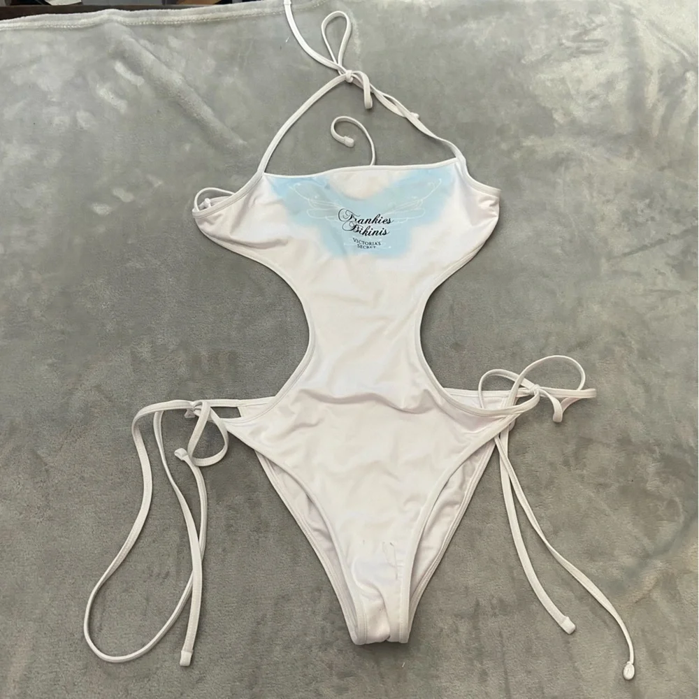 Frankies Bikinis white strappy