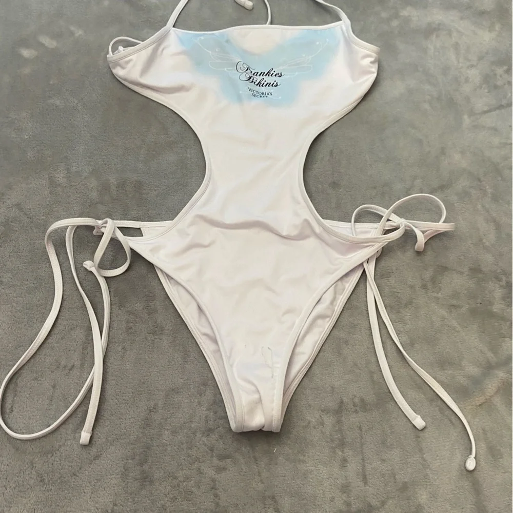 Frankies Bikinis white strappy