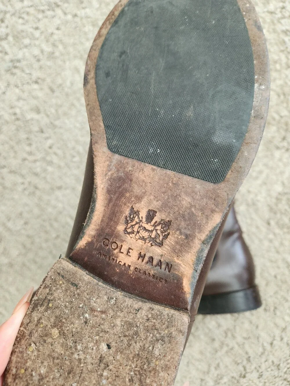 Cole Haan sleek leather