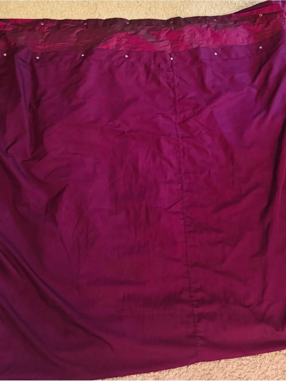 Indian-Inspired Purple & Fuchsia Patchwork Duvet Cover - Full Size