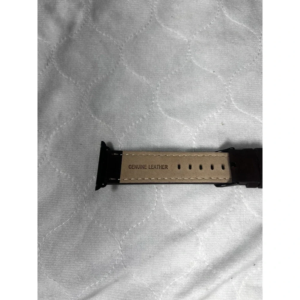 Brown Genuine Leather Apple Watch Band For 10 9 8 7 6 5 SE 40/44/41/45/42/46mm