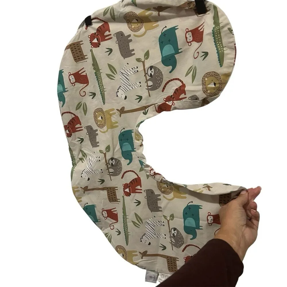 Boppy Nursing Pillow Cover Colorful Wildlife Zoo Animal