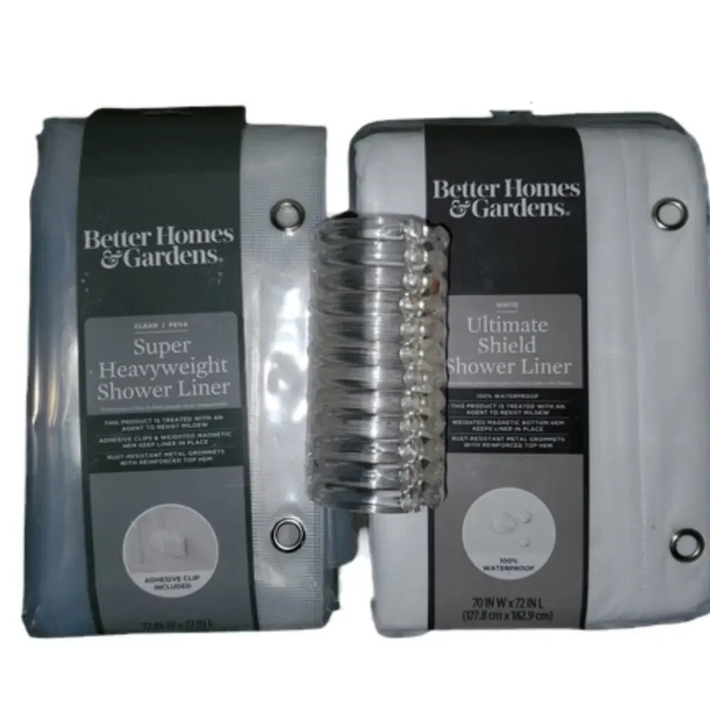 Better Homes & Gardens Shower Curtains || Set of 2