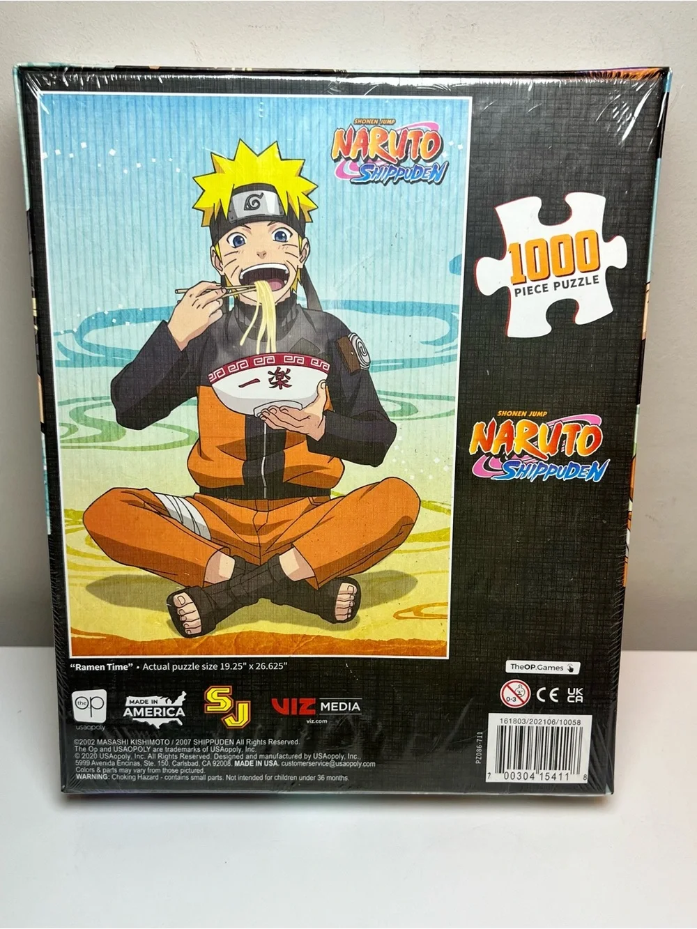 Naruto Shippuden 1000-Piece Puzzle — Orange & Yellow Naruto ‘Ramen Time’