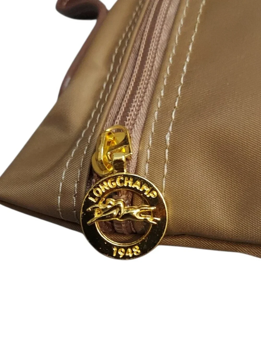 Longchamp dark kakii