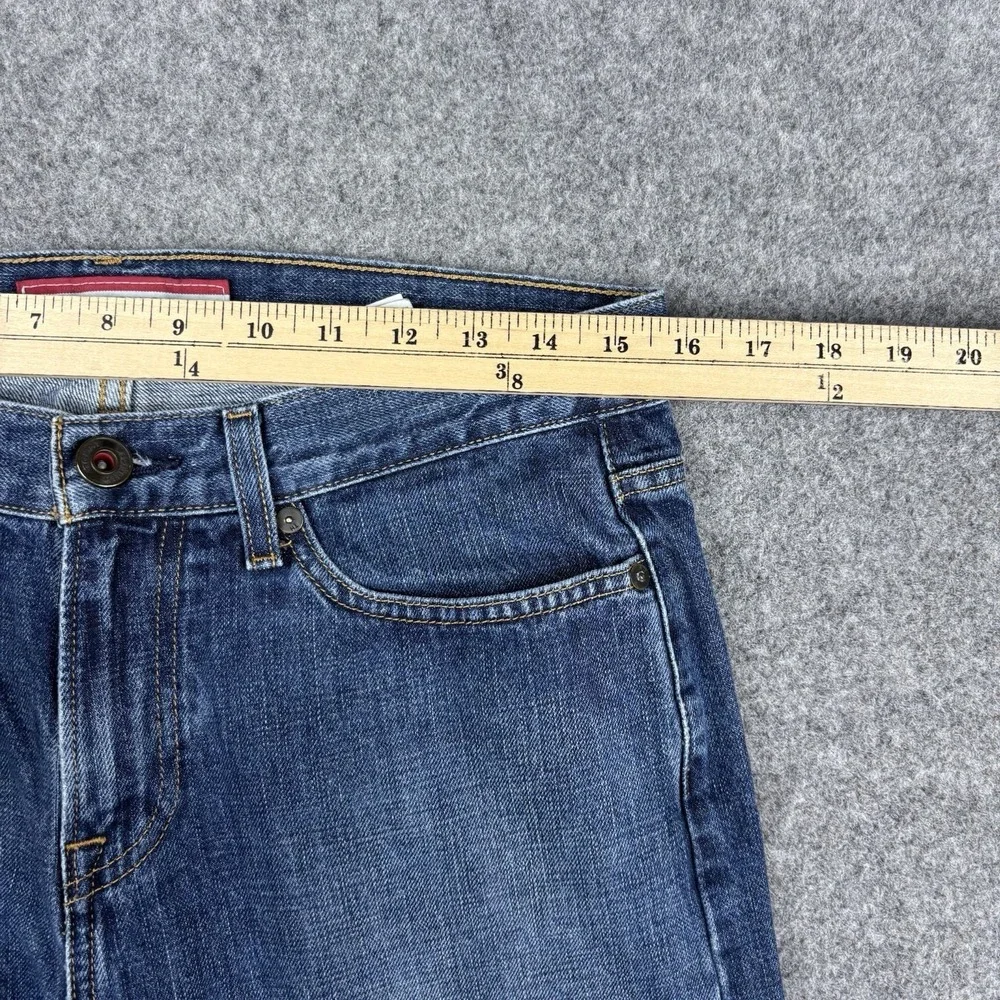 Tommy Hilfiger Jeans Mens 30x32 Straight Leg Dari Wash Blue Denim Casual Classic