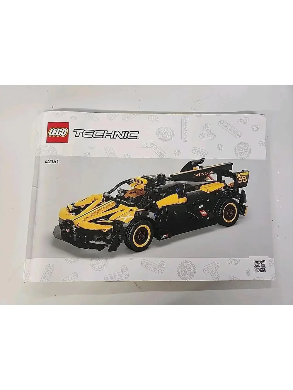 LEGO Technic 42151  Bugatti Bolide Manual Only