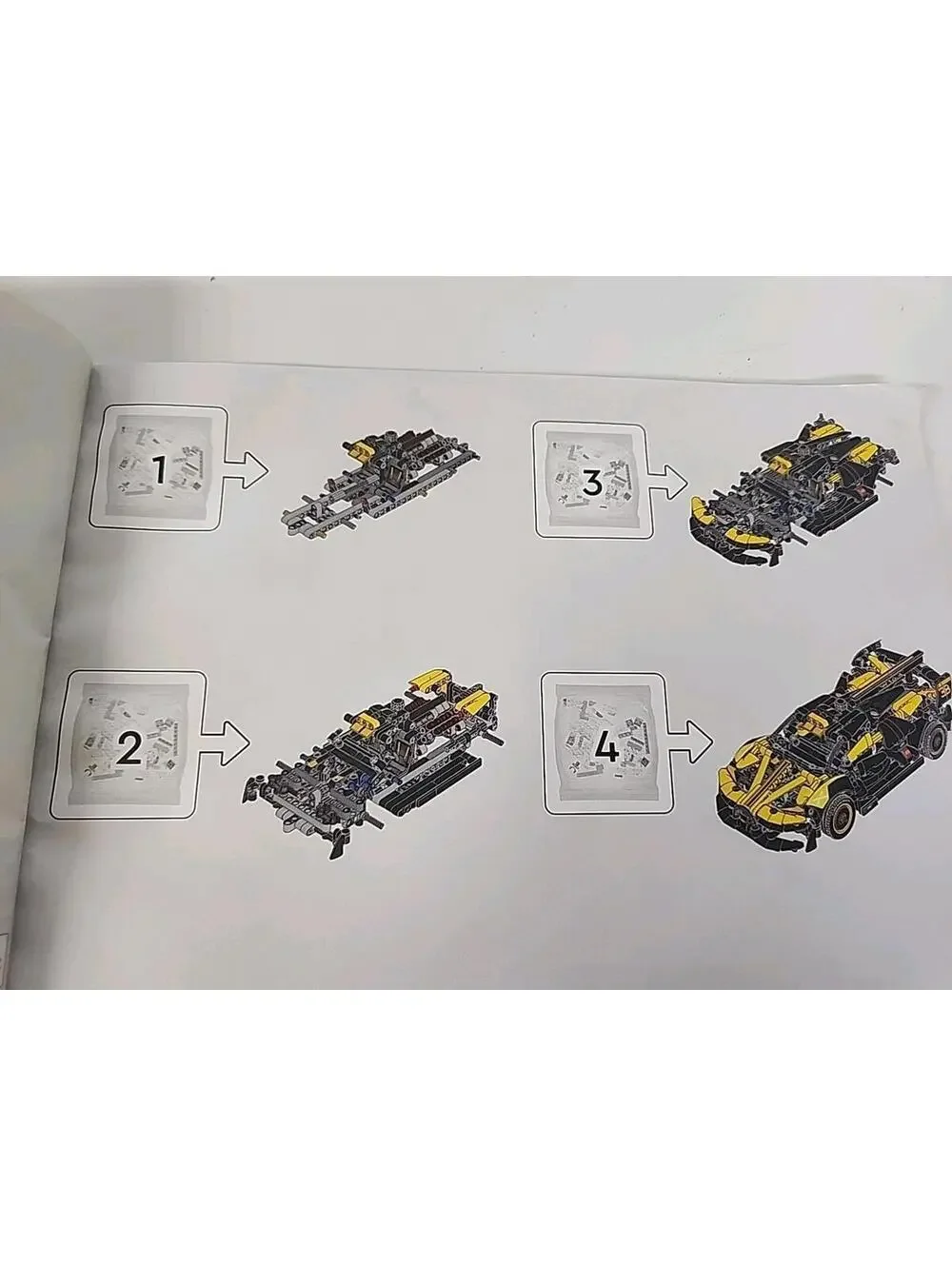 LEGO Technic 42151  Bugatti Bolide Manual Only