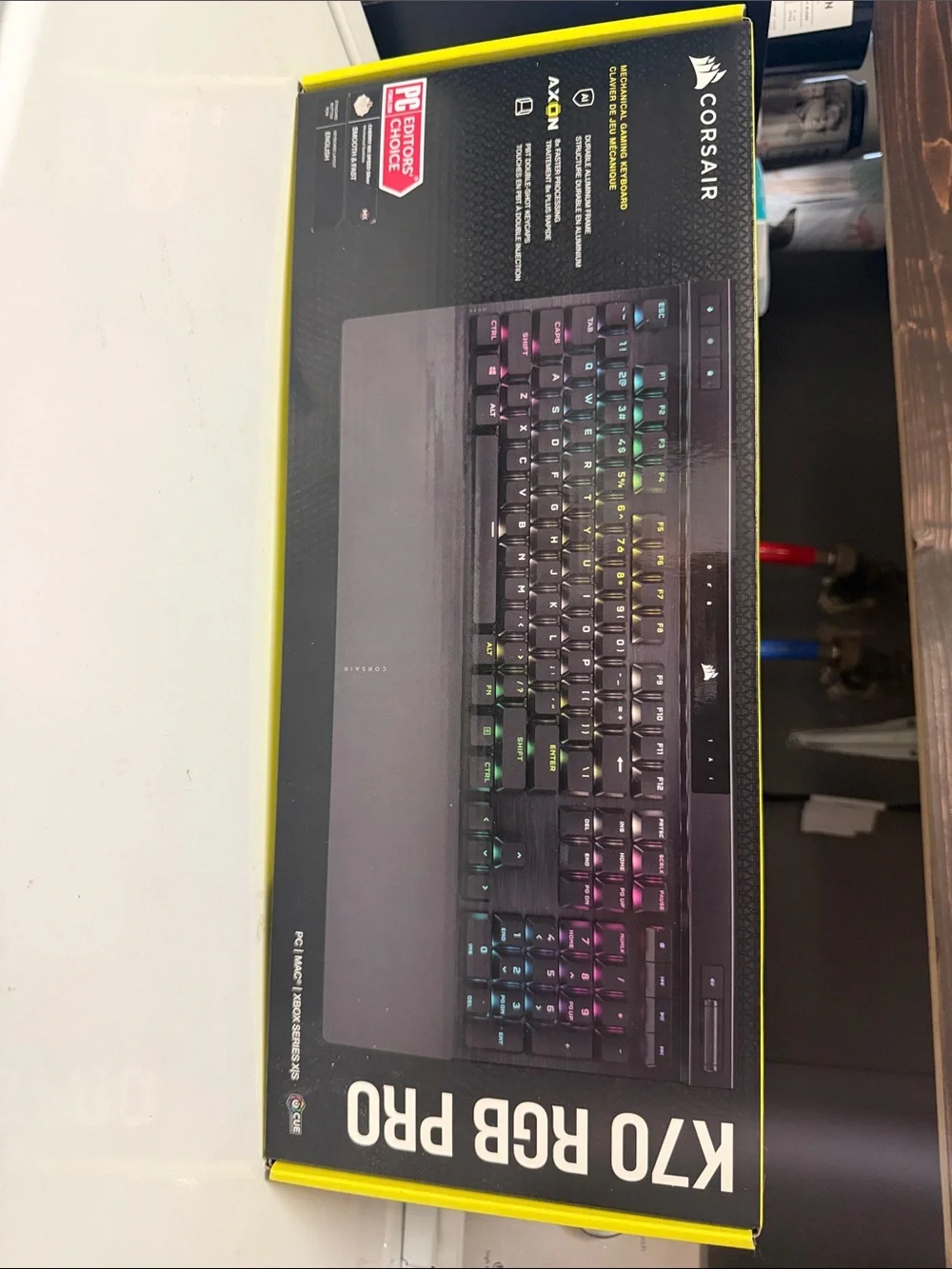 Corsair K70 RGB PRO Mechanical Keyboard — Black with Multi-color RGB