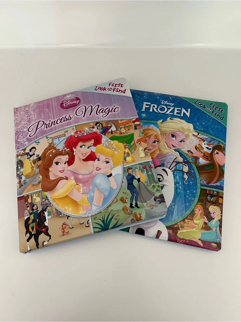 Disney Princess Magic & Frozen Look and Find Books