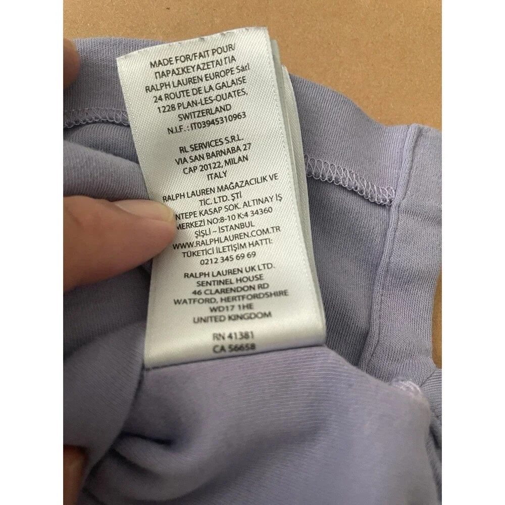 Polo Ralph Lauren Blueish Purple Classic Fit Pima Soft Touch Polo Men's Large