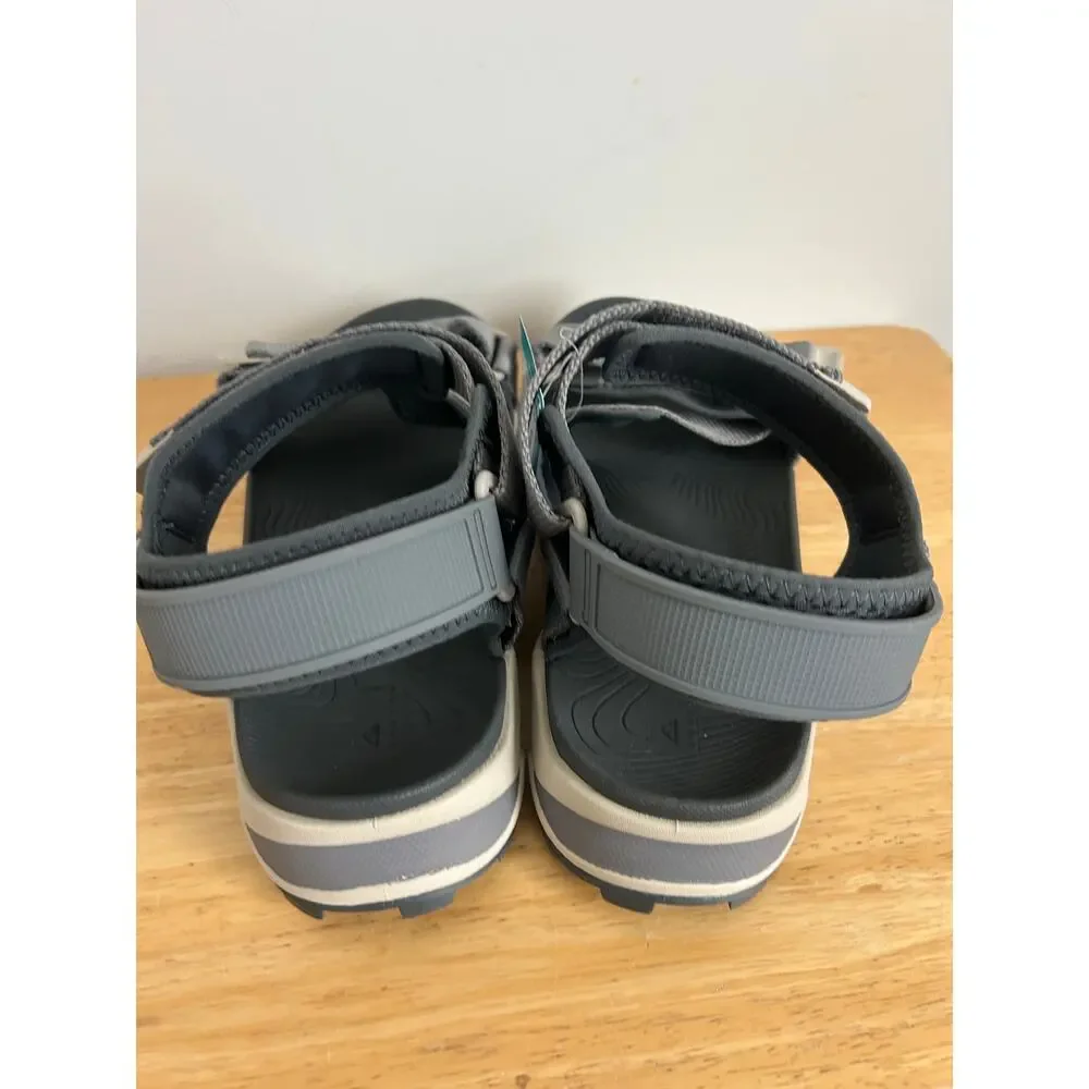Reef Cross-Shore Sandals, Mens Size 9 NWT Gray/Tan
