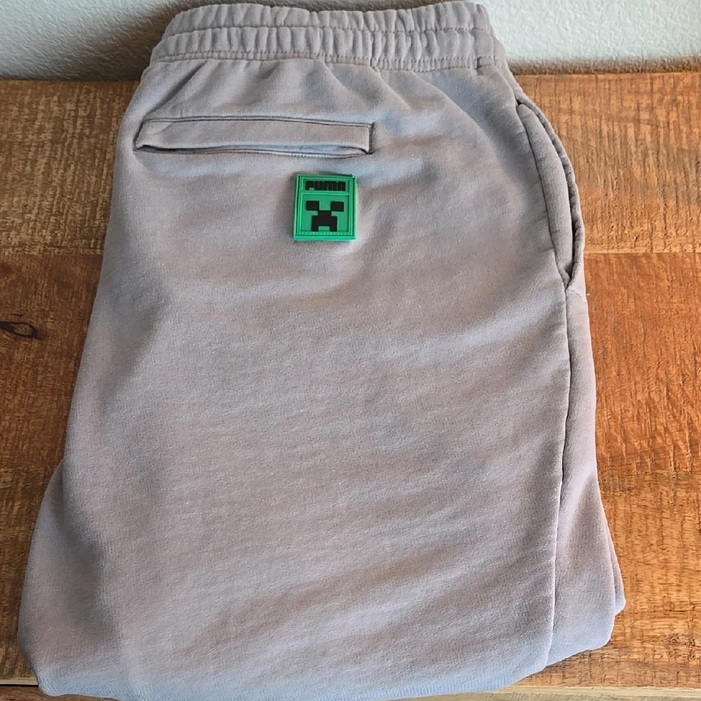 Puma gray pants these