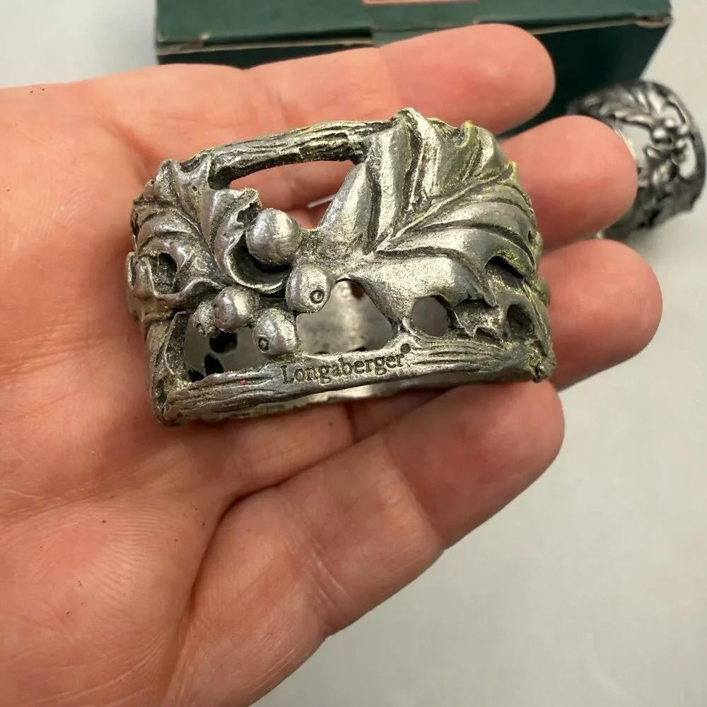 Longaberger old some silver