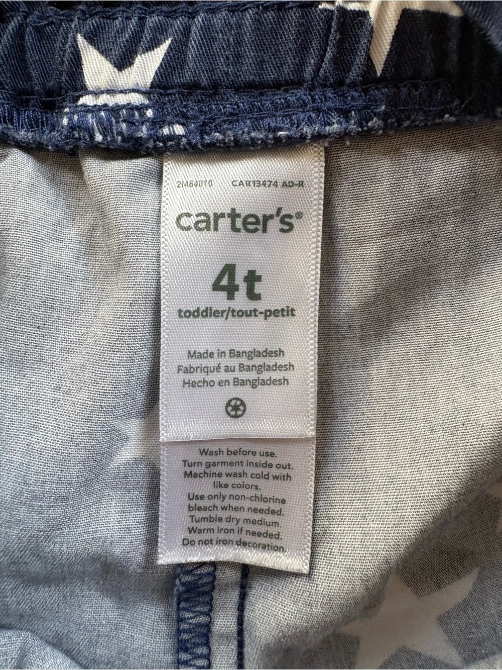 Carters star ruffle 4th