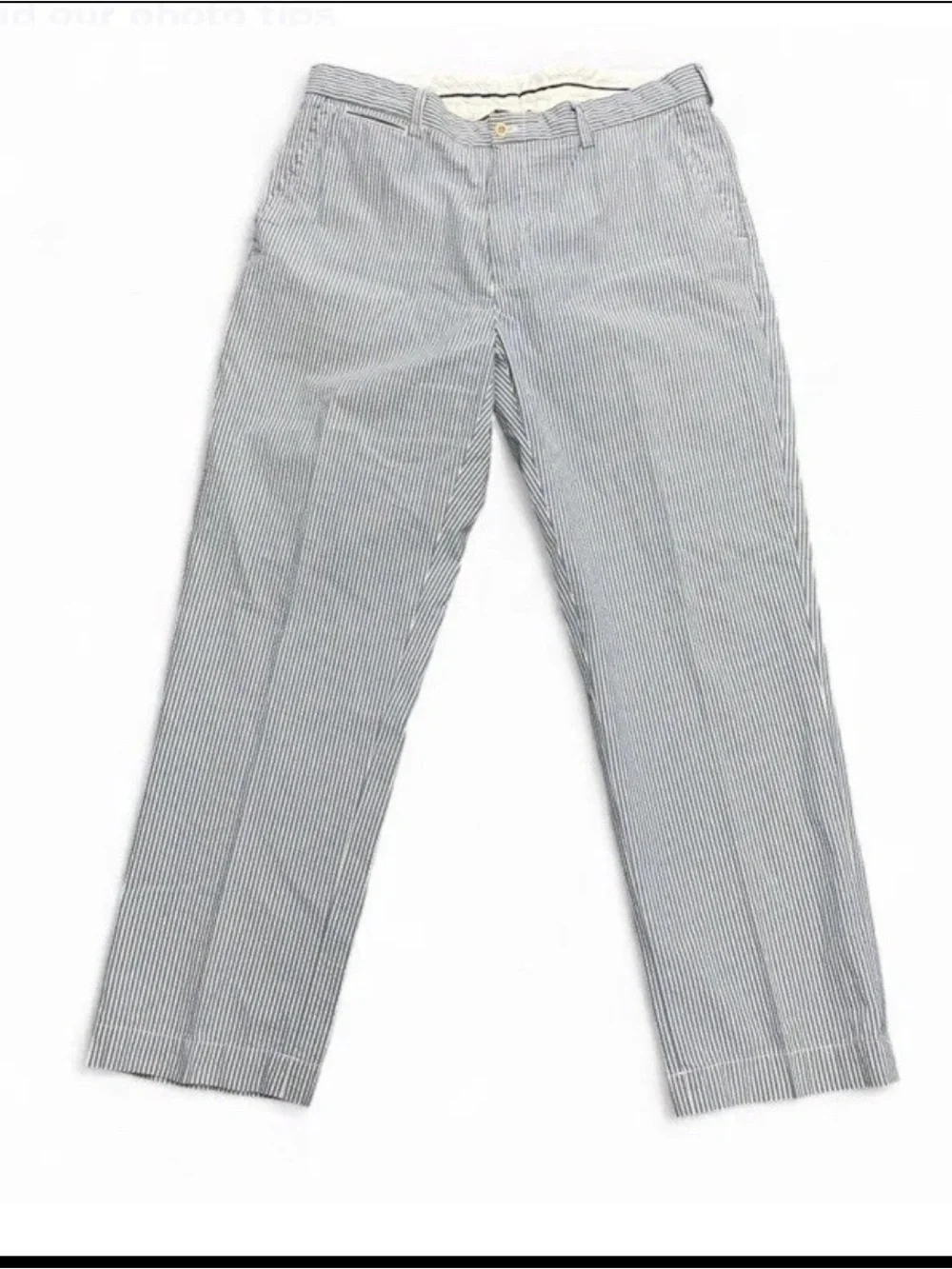 Polo by Ralph Lauren Light Blue & White Pinstripe Chinos