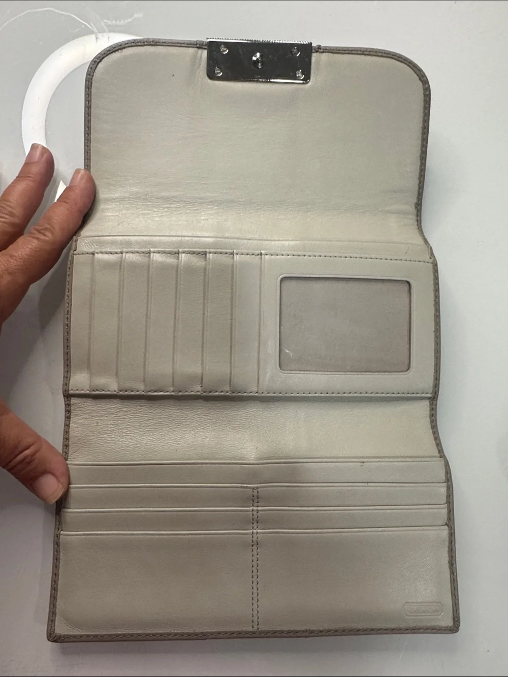 Coach leather some exterior