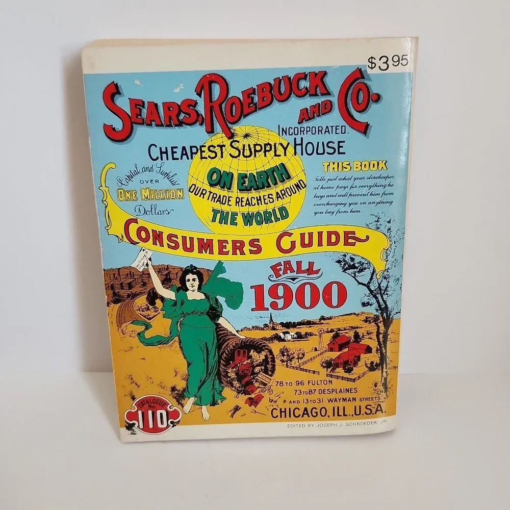 Vintage Fall 1900 Sears Roebuck and Co‎ Consumers Guide Product Book