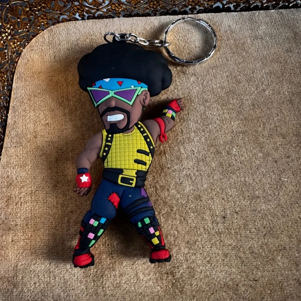 Merry Marauder Funky Fresh Rubber Keychain Novelty Keyring Cartoon‎ Character