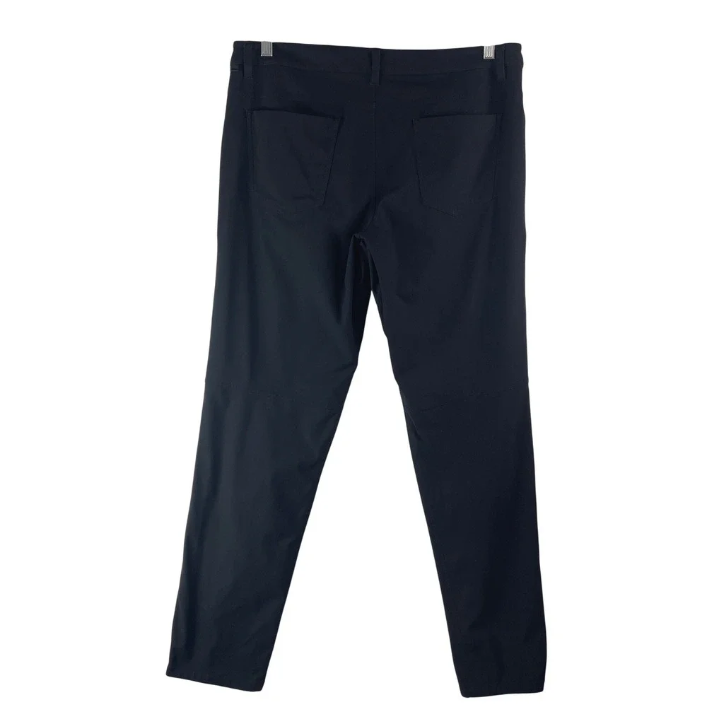 Lululemon ABC CLassic Fit 5 Pocket Pant Warpstreme 36 Black Athleisure Techwear