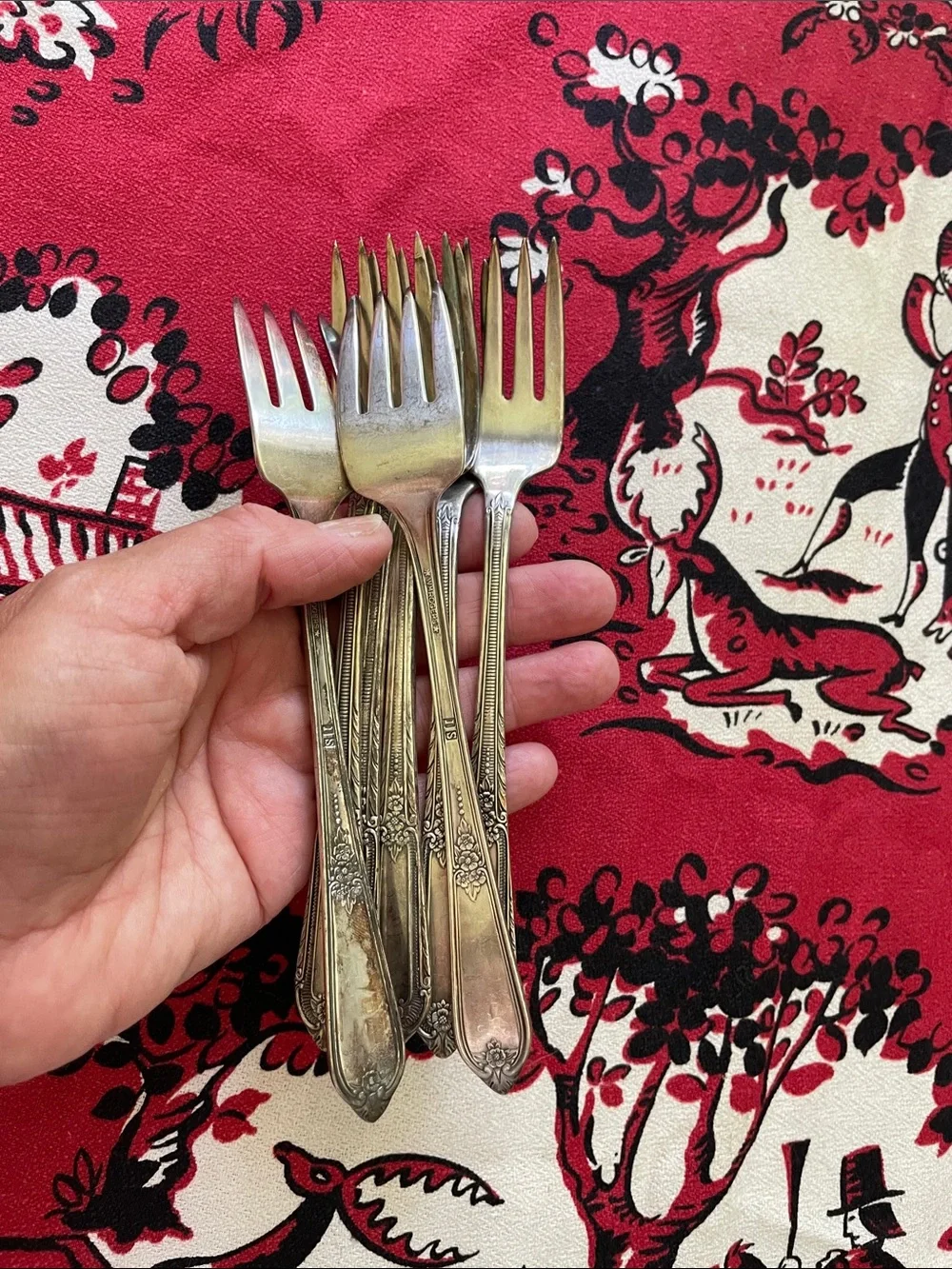 William Rogers set silver