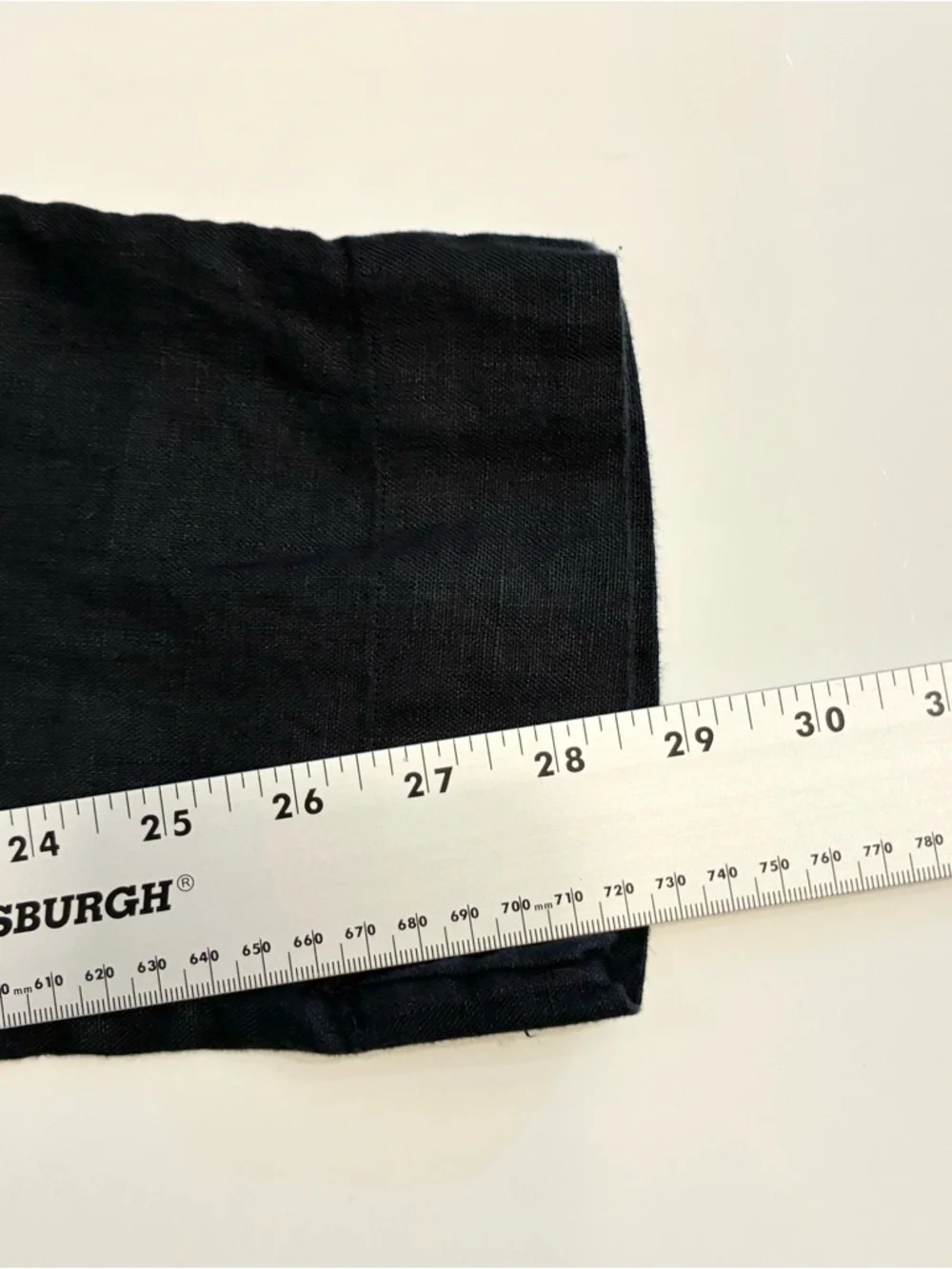 Nwot COS Linen Pants Women Size 2 Black Drawstring