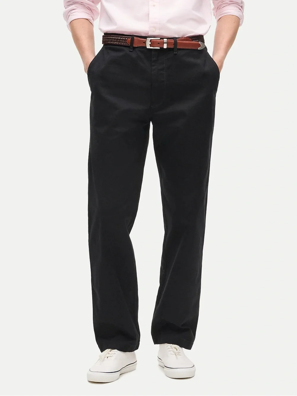 J. CREW Classic chino pant in Black Size 34/34 NWT $98 BE611