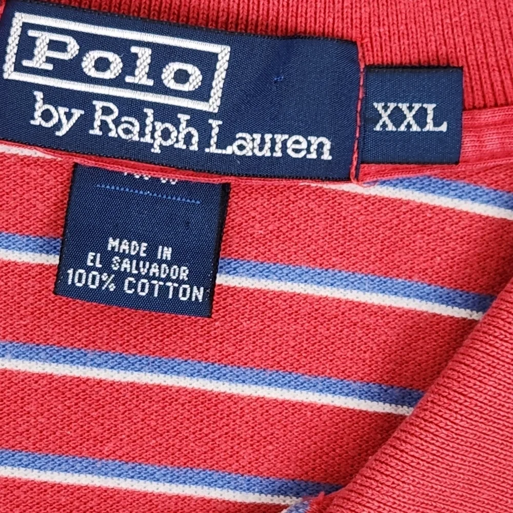 Polo Ralph Lauren Striped Polo Style Shirt. 100% Cotton. XXL