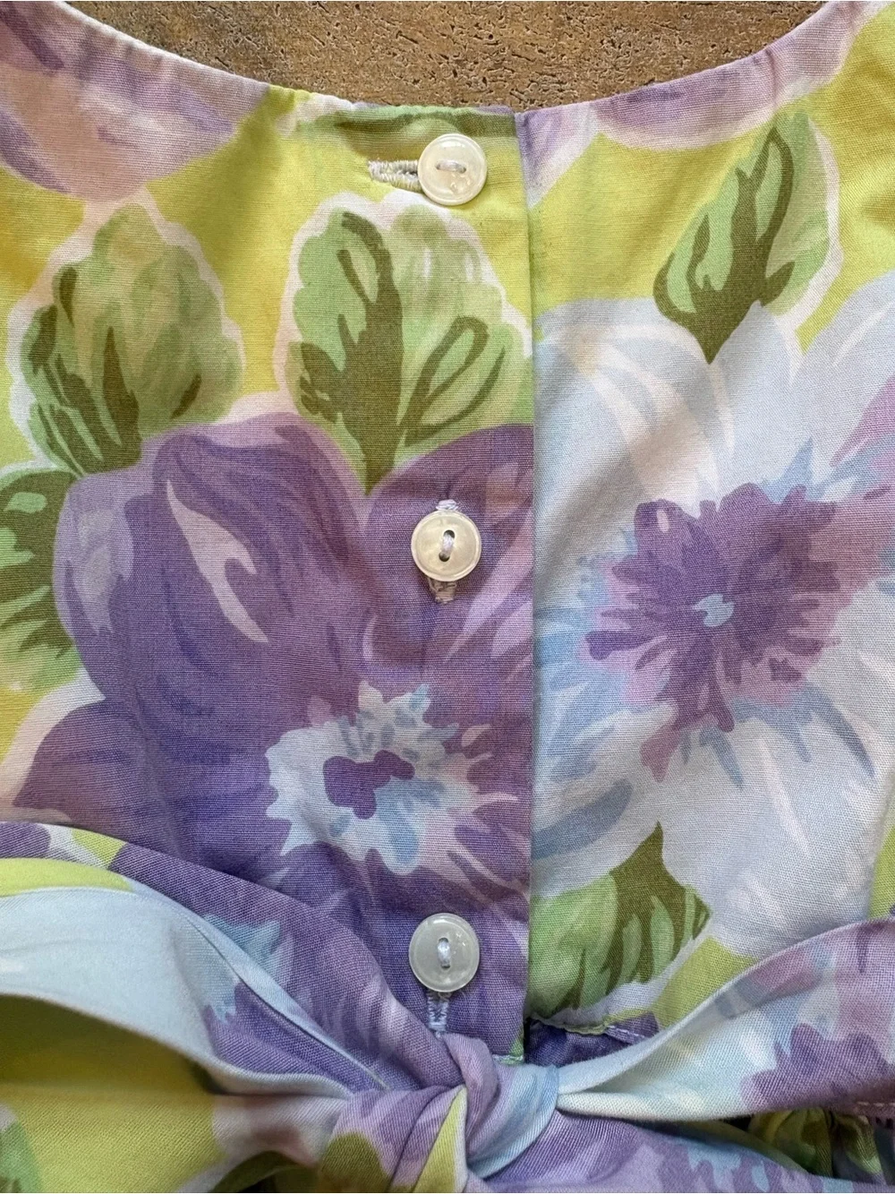 Janie and Jack Baby Girl Summer Floral Easter 2010 Dress 6-12M 100% Cotton
