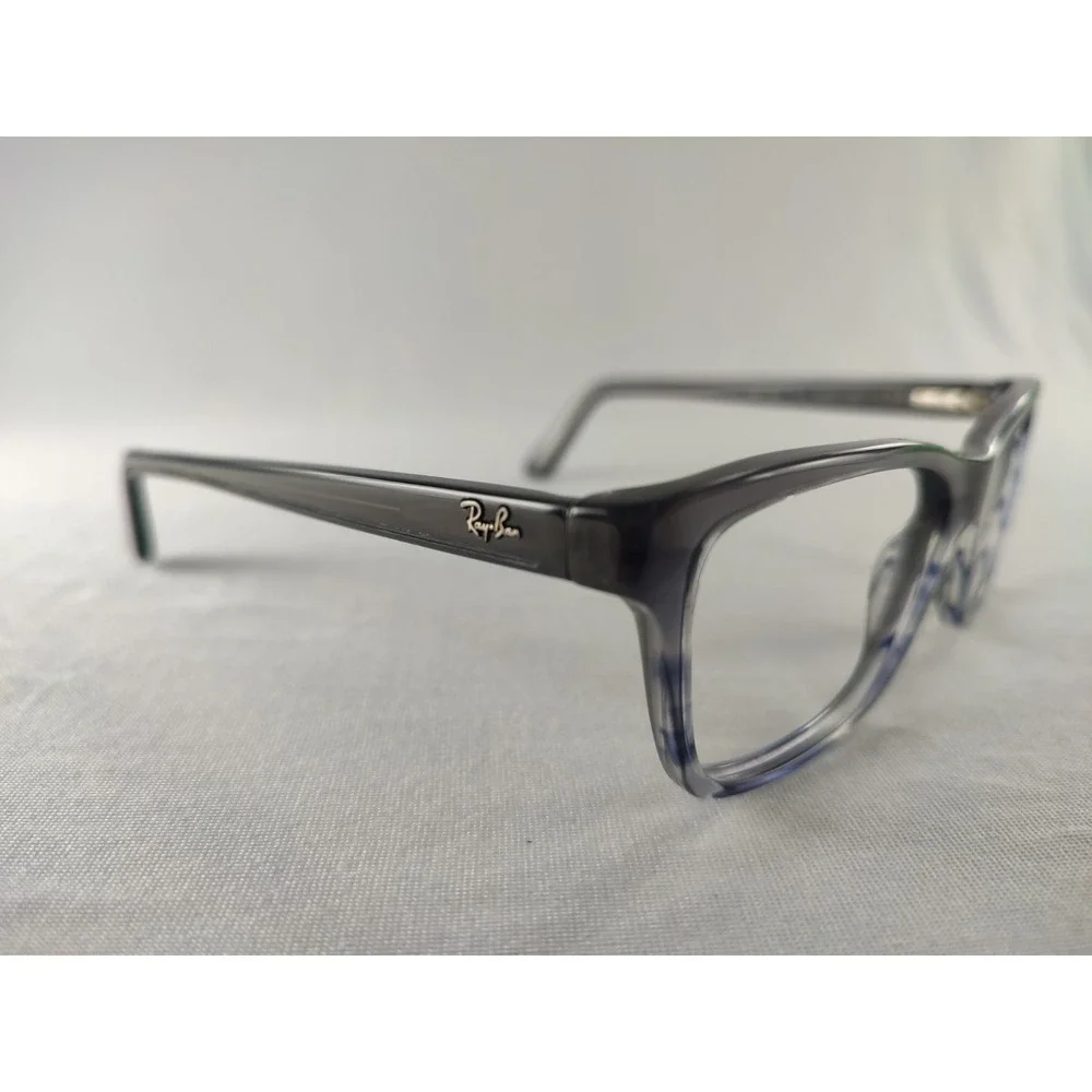 Ray-Ban Junior RB 1536 3730 Grey Blue‎ Striped Eyeglass Frames 48-16-130 Kids