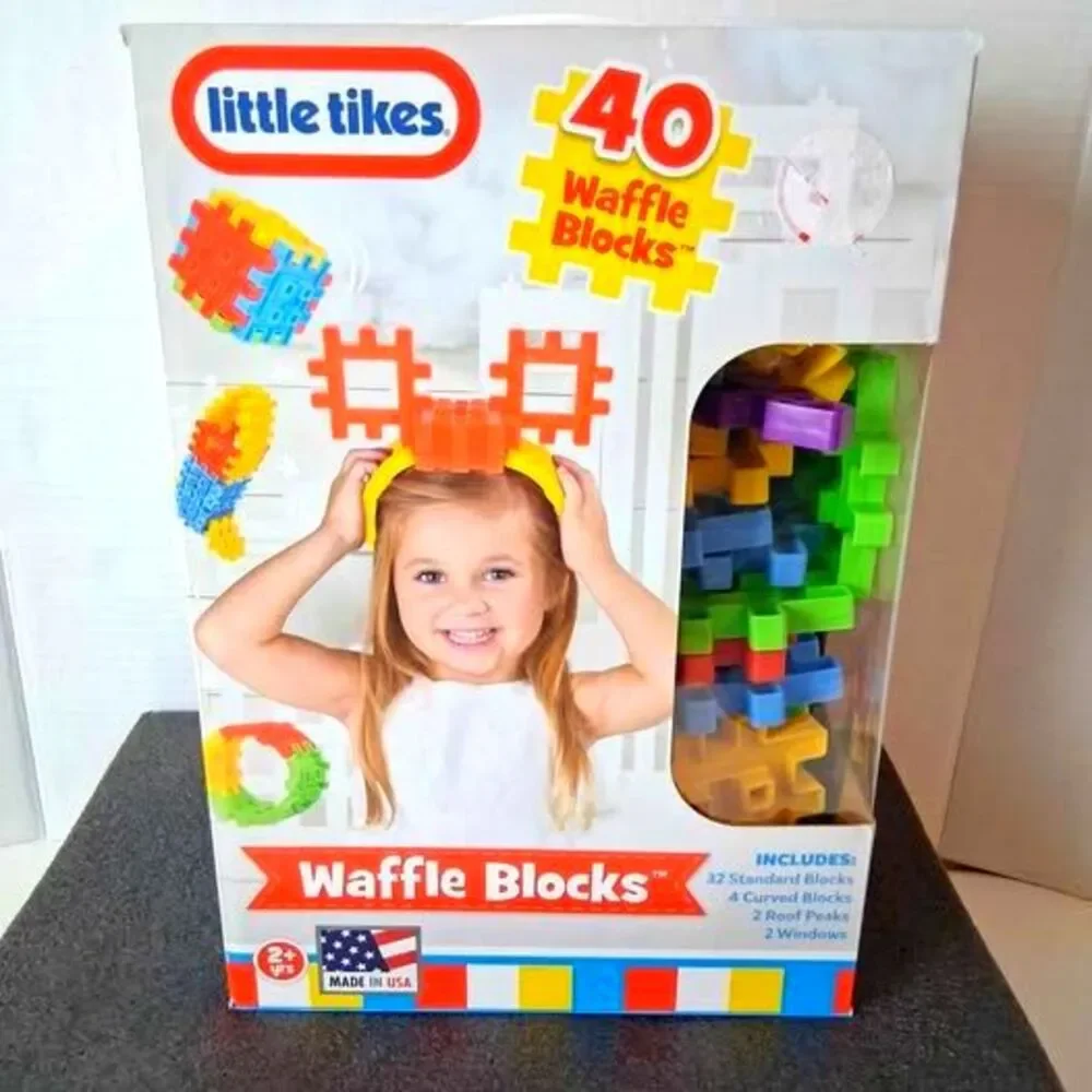 Little Tikes Waffle Blocks 40 Piece Box