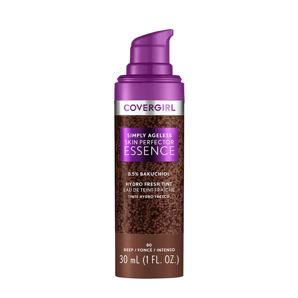 6 x Covergirl Simply Ageless Skin Perfector Essence, 80 Deep