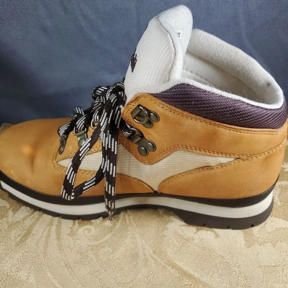 Timberland Juniors Euro Hiker Boots Youth Boys Girls‎ 4M Wheat 96947 High Shoes