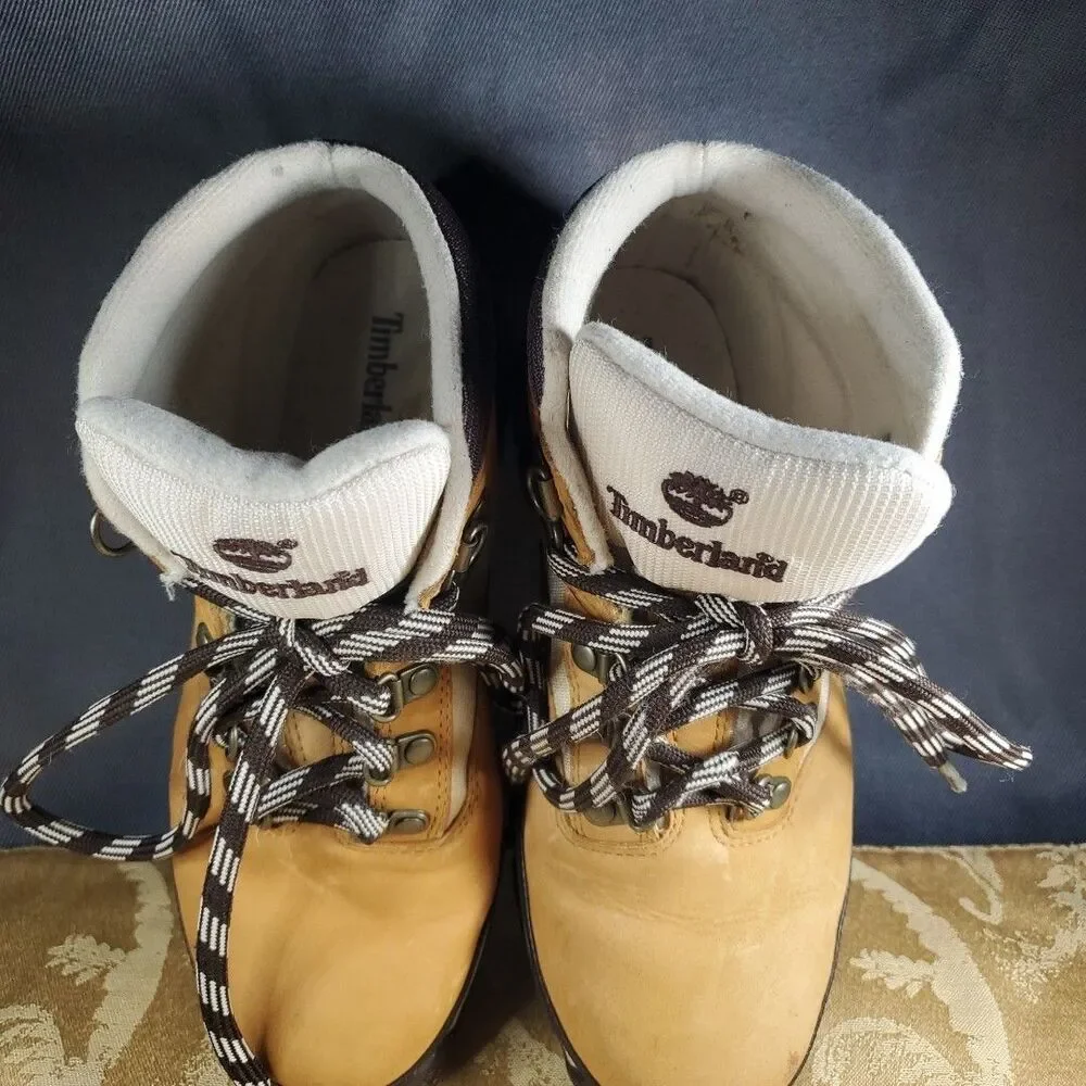 Timberland Juniors Euro Hiker Boots Youth Boys Girls‎ 4M Wheat 96947 High Shoes