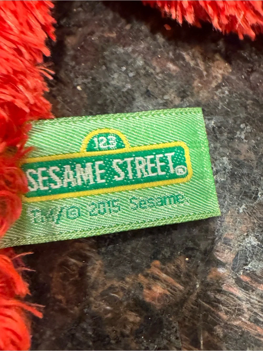 Sesame Street bright red