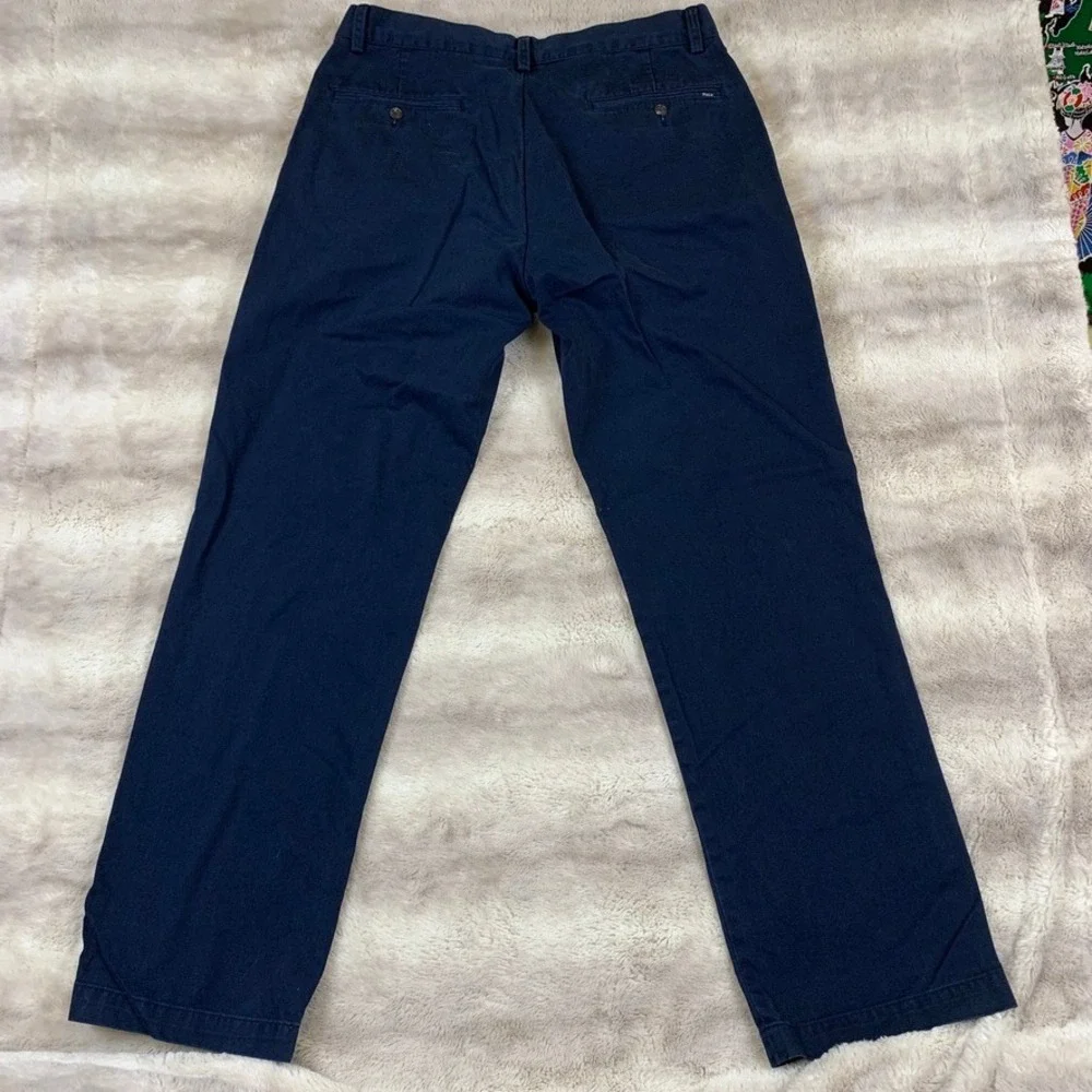 Polo Ralph Lauren Mens Classic Fit Chino Pants‎ Navy Blue 100% Cotton 34x32