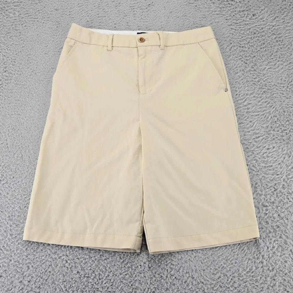Polo Ralph‎ Lauren Shorts Boys 16 Tan Preppy Pony Chino Flat Front School