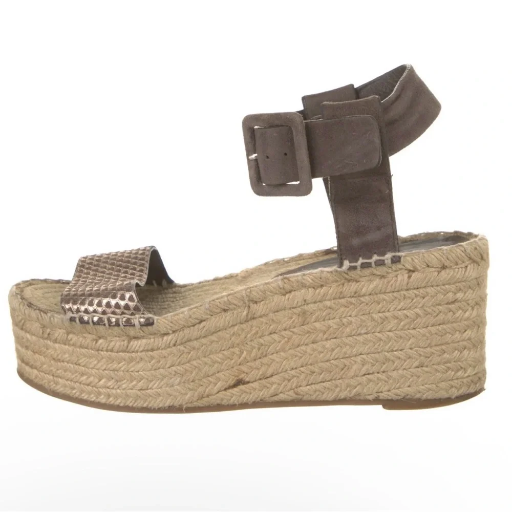 Vince gray leather