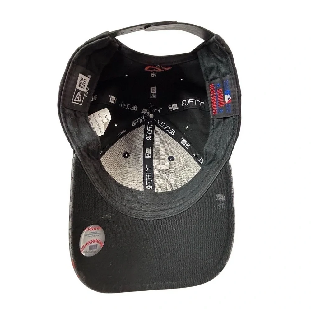 New Era Youth Baltimore‎ Orioles Adjustable Cap Black & Orange MLB Hat