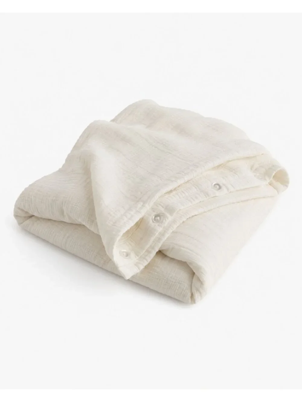 S20 | Quince Organic Airy Gauze Duvet Cover Set King Cal King Undyed NWOT