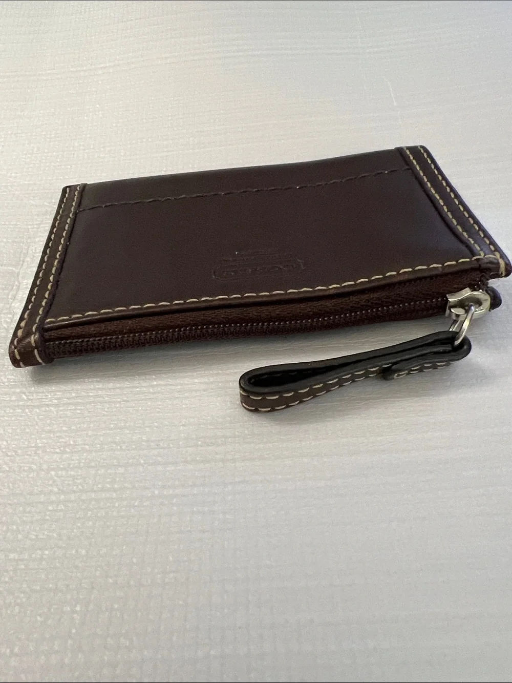 Coach brown leather