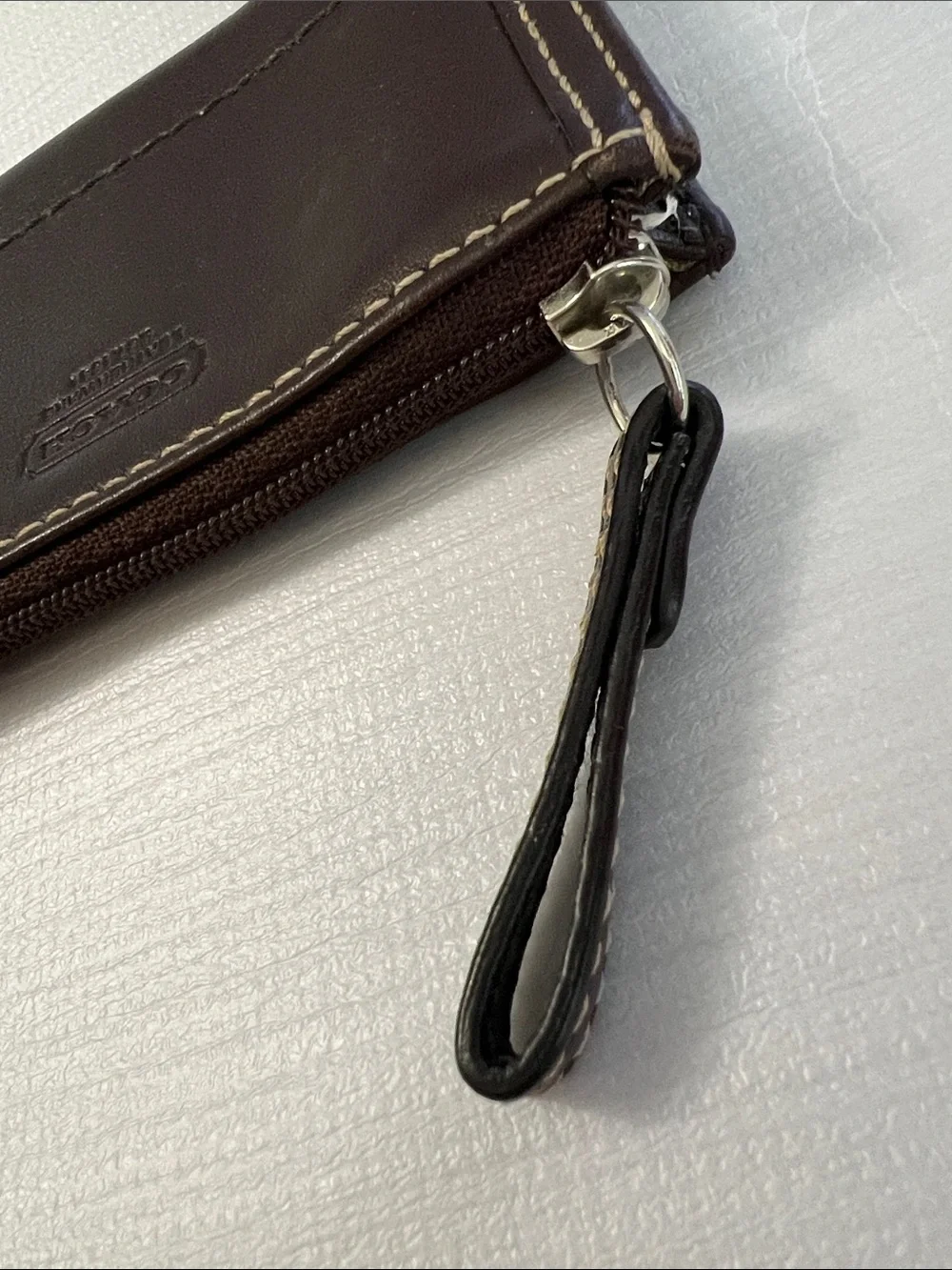 Coach brown leather