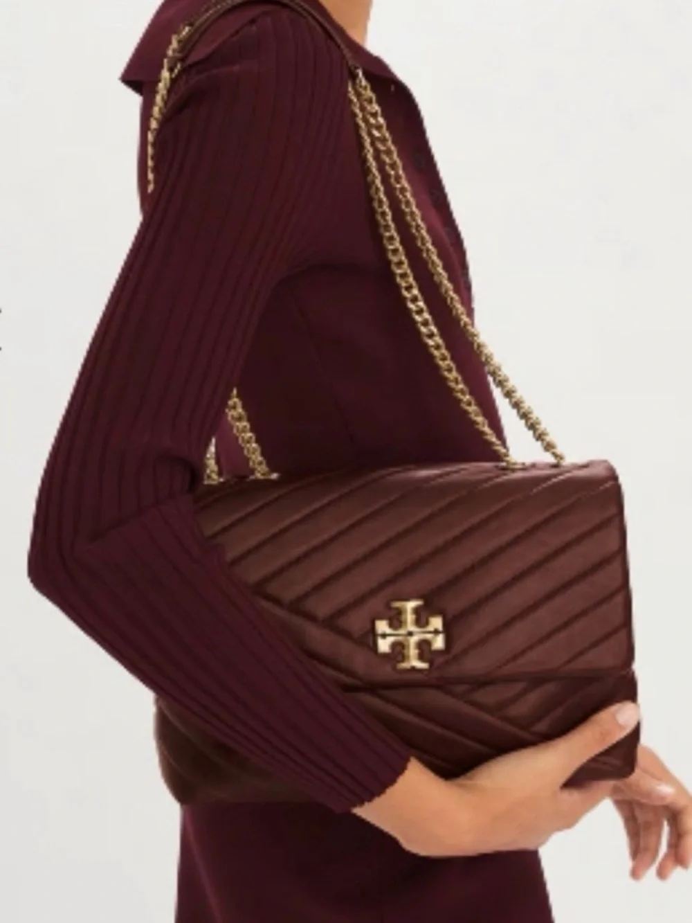 Tory Burch Kira Glazed Convertible Shoulder Bag