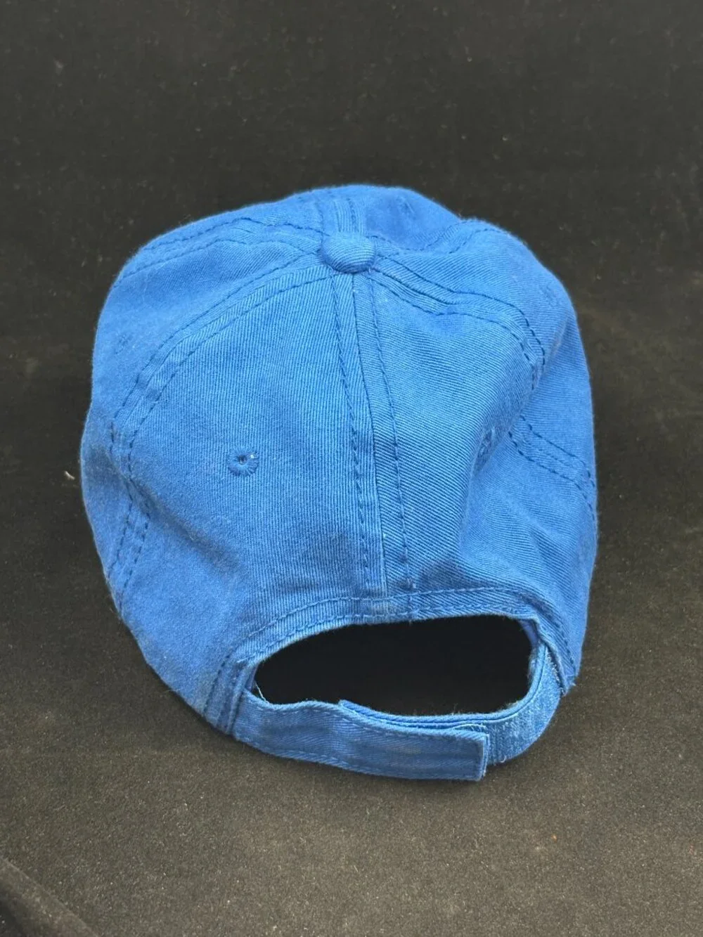 Disney Parks Pixar Monsters University MU Stitched Blue Baseball Hat Cap Youth